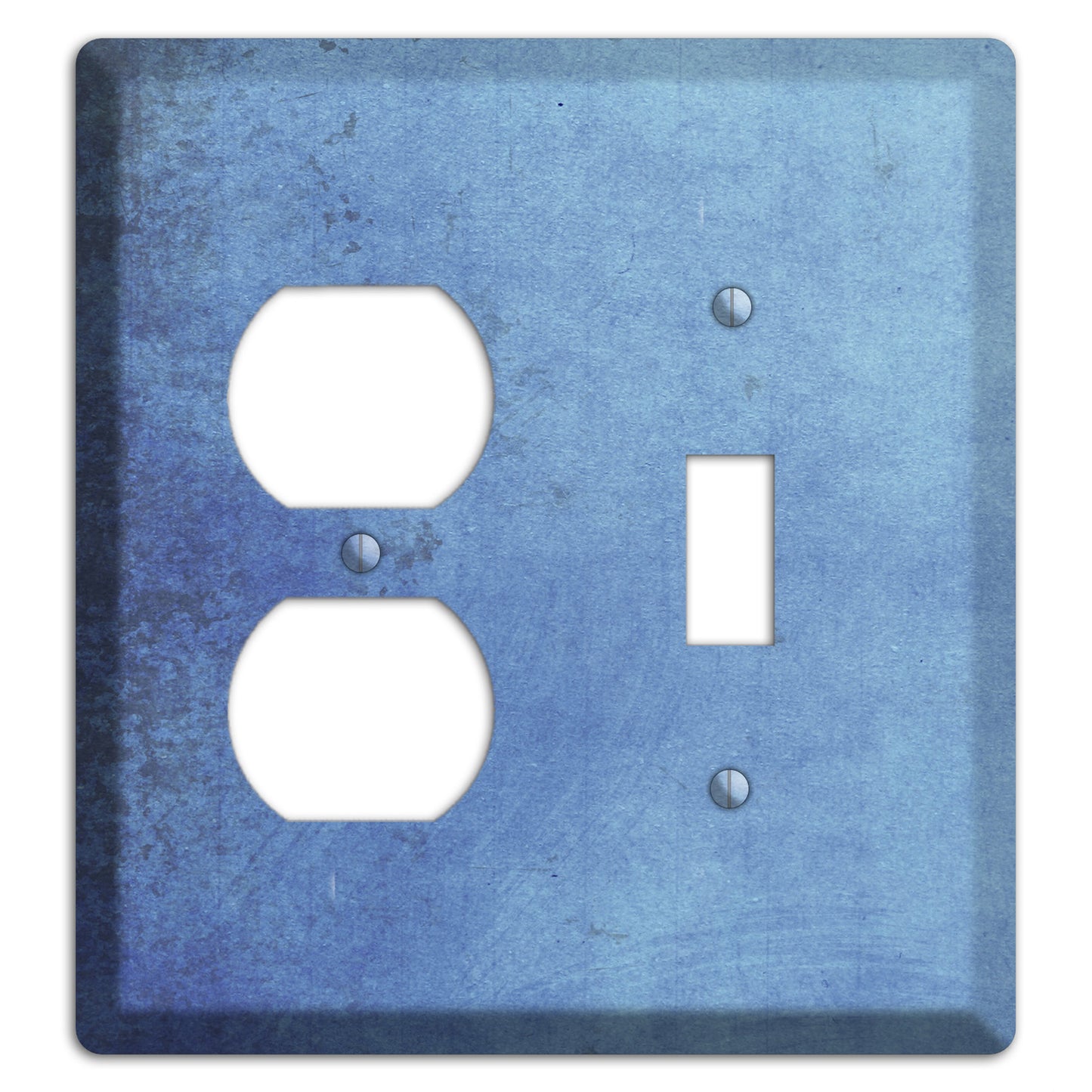 Polo Blue Vintage Grunge Duplex / Toggle Wallplate