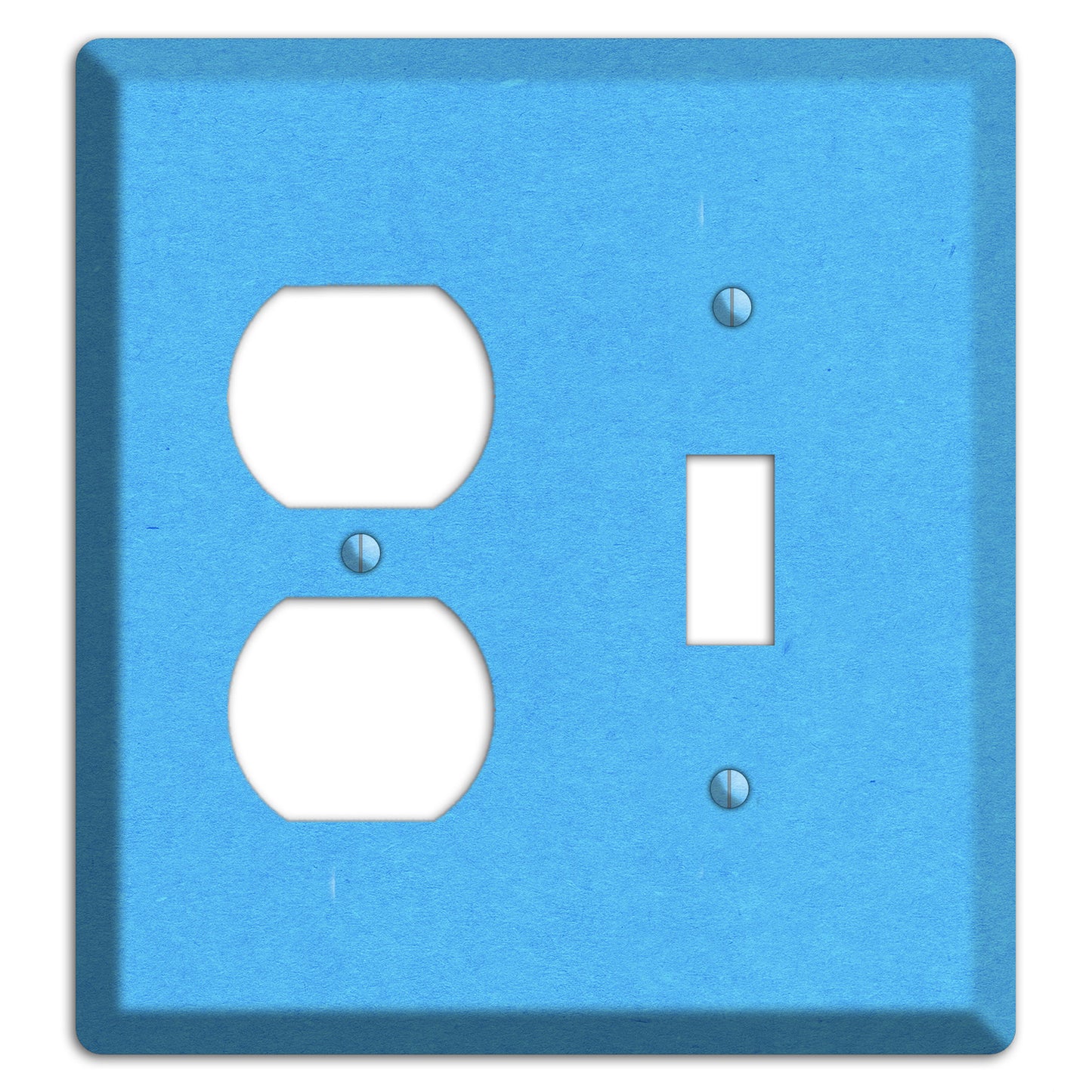 Maya Blue Kraft Duplex / Toggle Wallplate