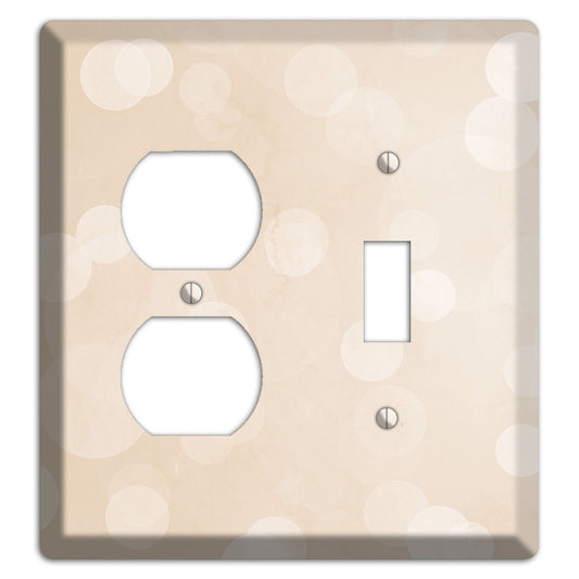 Parchment Neutral Texture Duplex / Toggle Wallplate