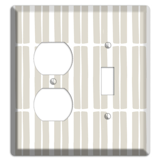 Simple Scandanavian Style FF Duplex / Toggle Wallplate