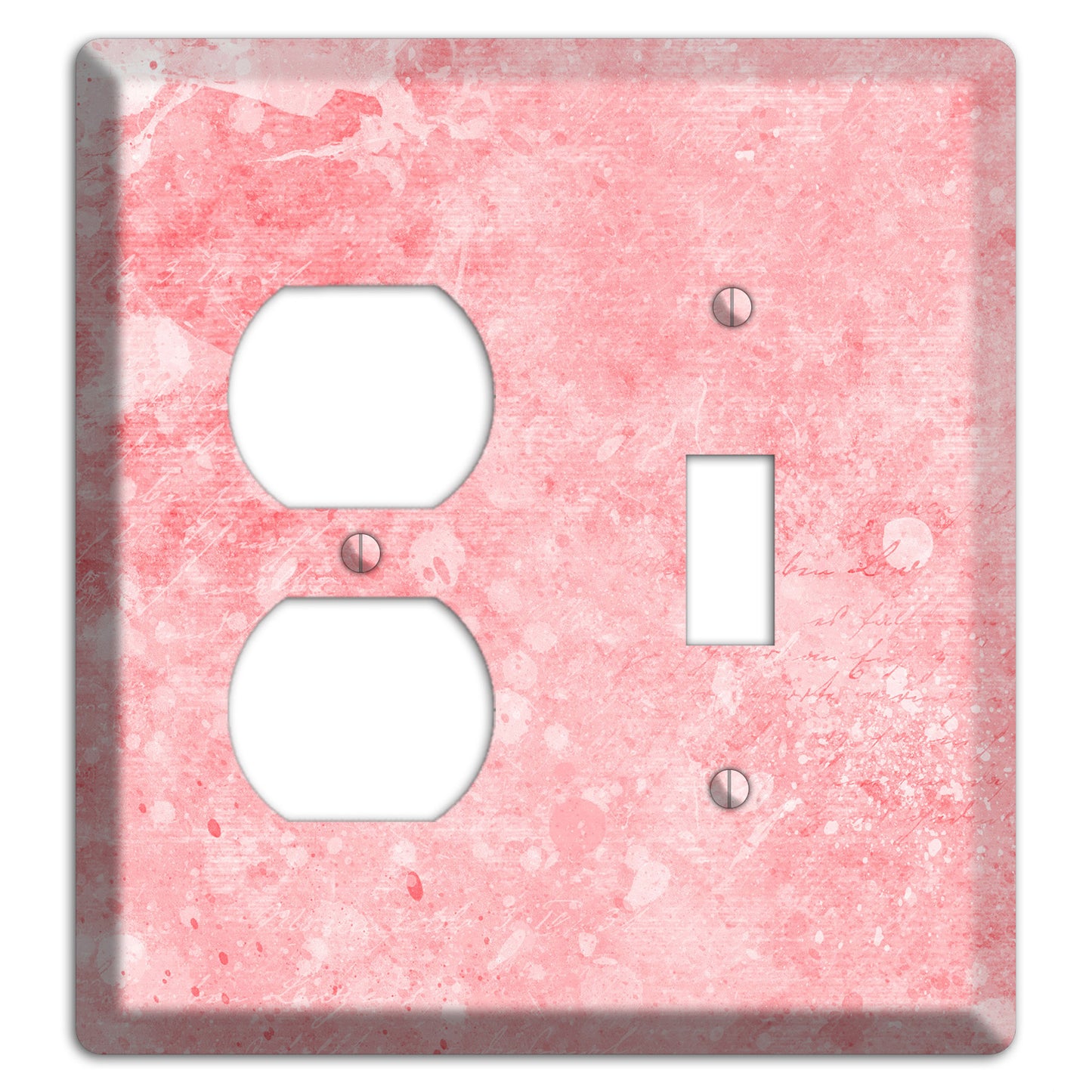 Rose Fog Soft Coral Duplex / Toggle Wallplate