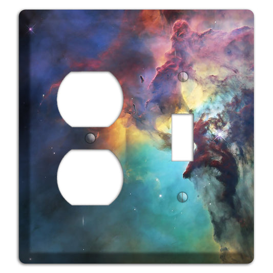 Lagoon Nebula Duplex / Toggle Wallplate