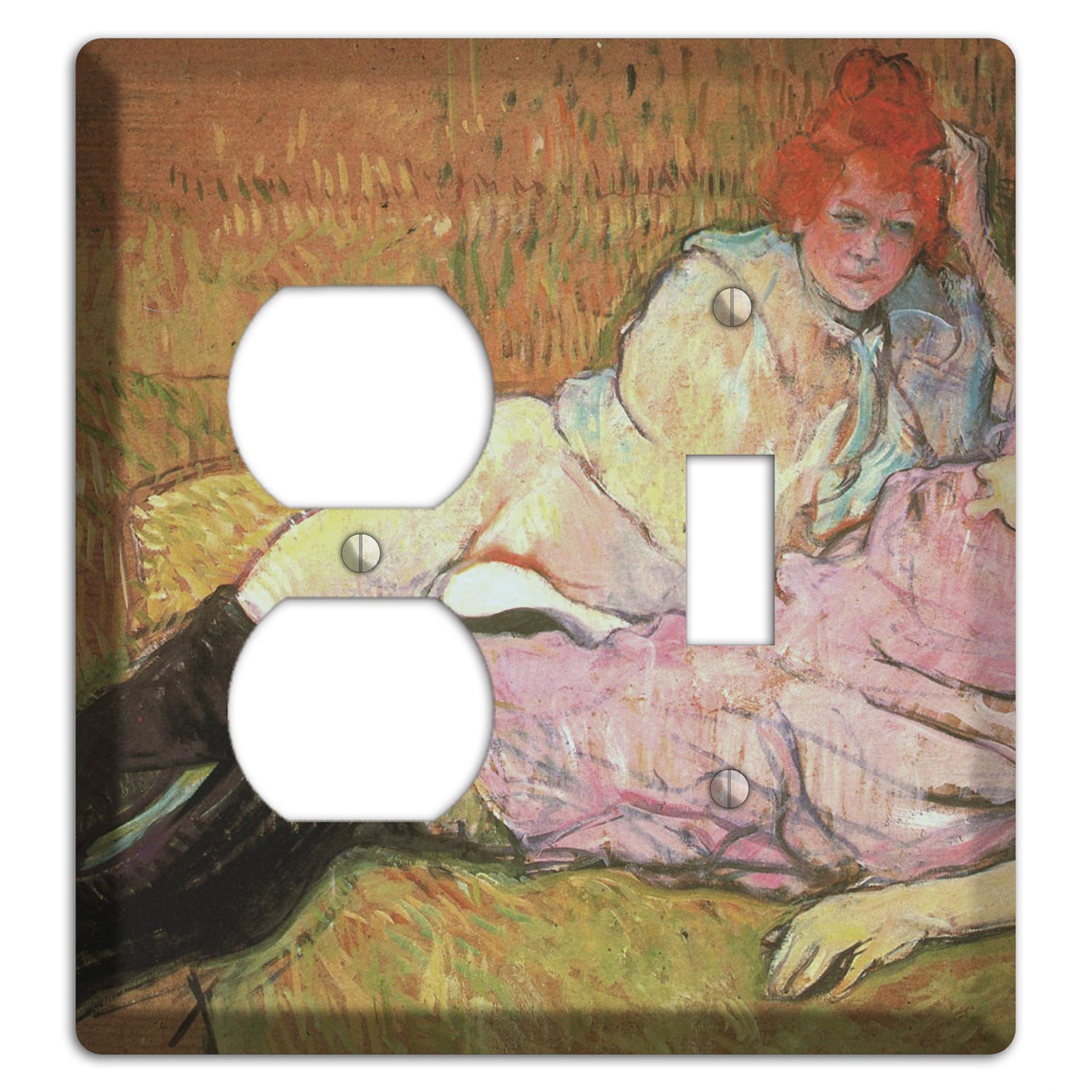 Toulouse-Lautrec 2 Duplex / Toggle Wallplate