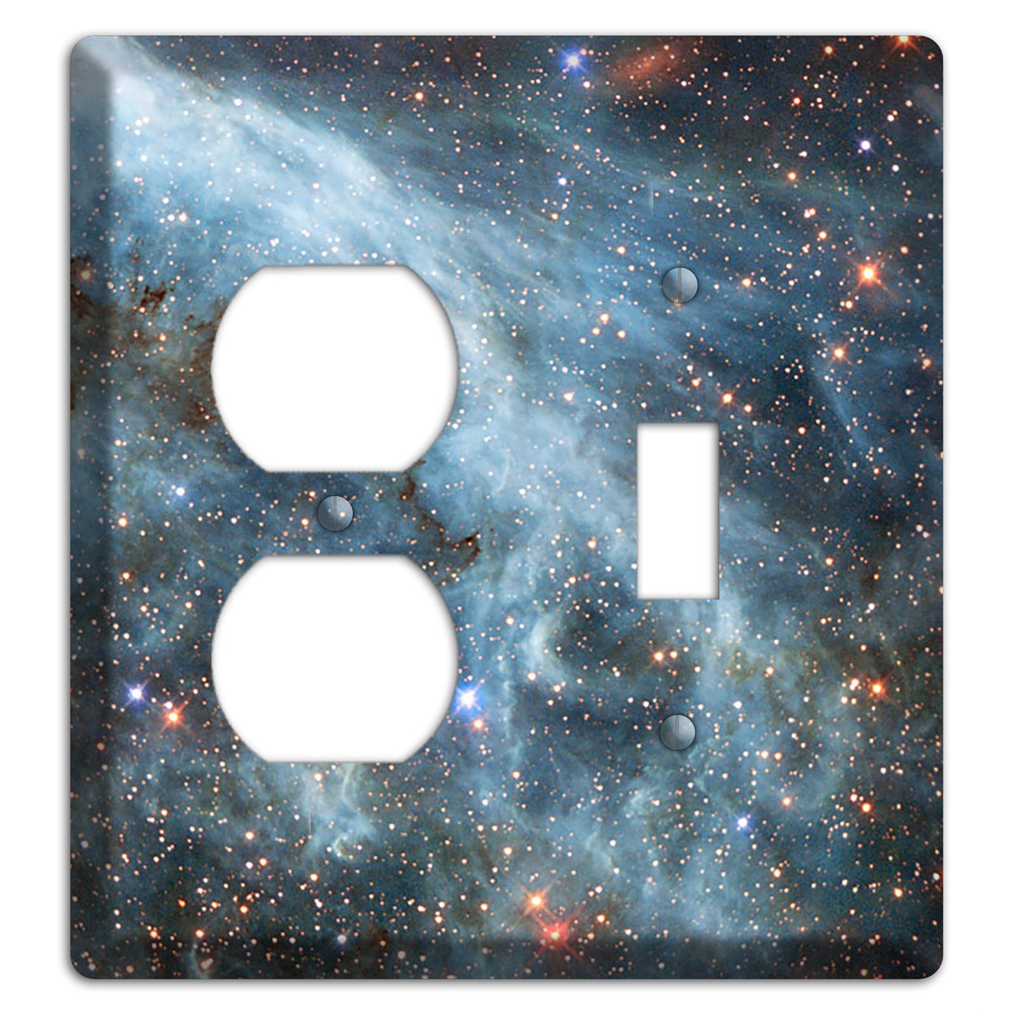 Magellanic Cloud Duplex / Toggle Wallplate