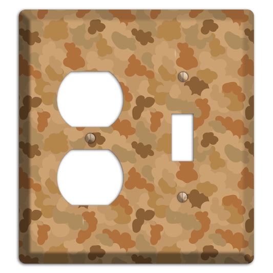 Clouds Camo Duplex / Toggle Wallplate