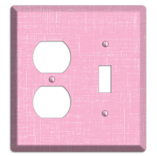 Chantilly Pink Texture Duplex / Toggle Wallplate