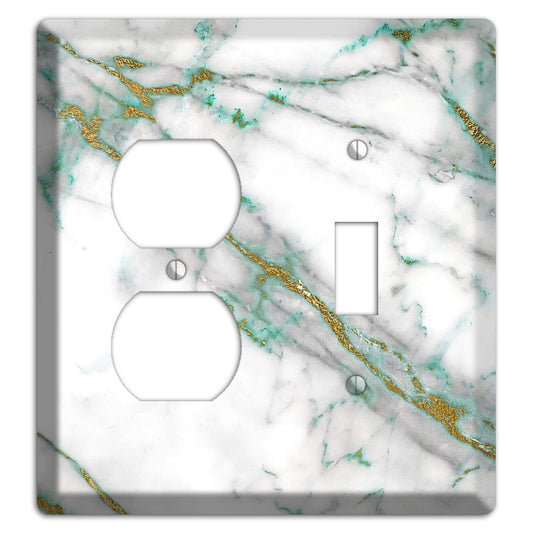 Mantle Marble Duplex / Toggle Wallplate