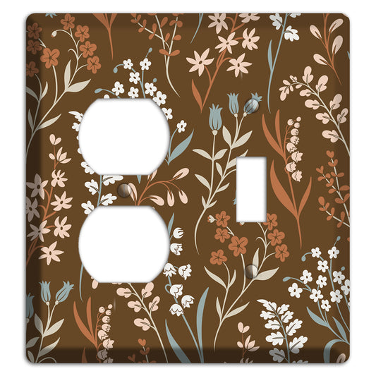 Fall Floral 1 Duplex / Toggle Wallplate