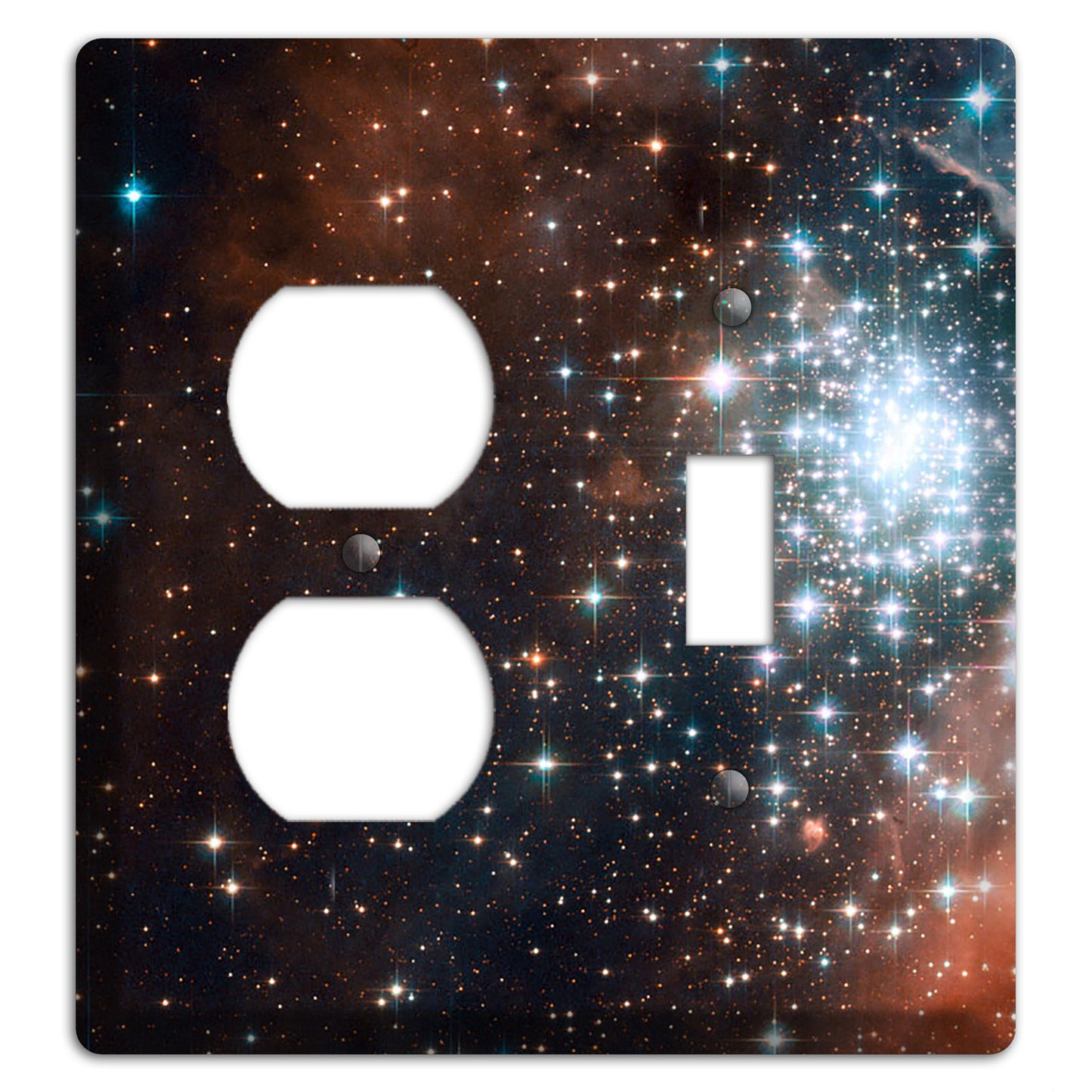 star cluster bursts Duplex / Toggle Wallplate