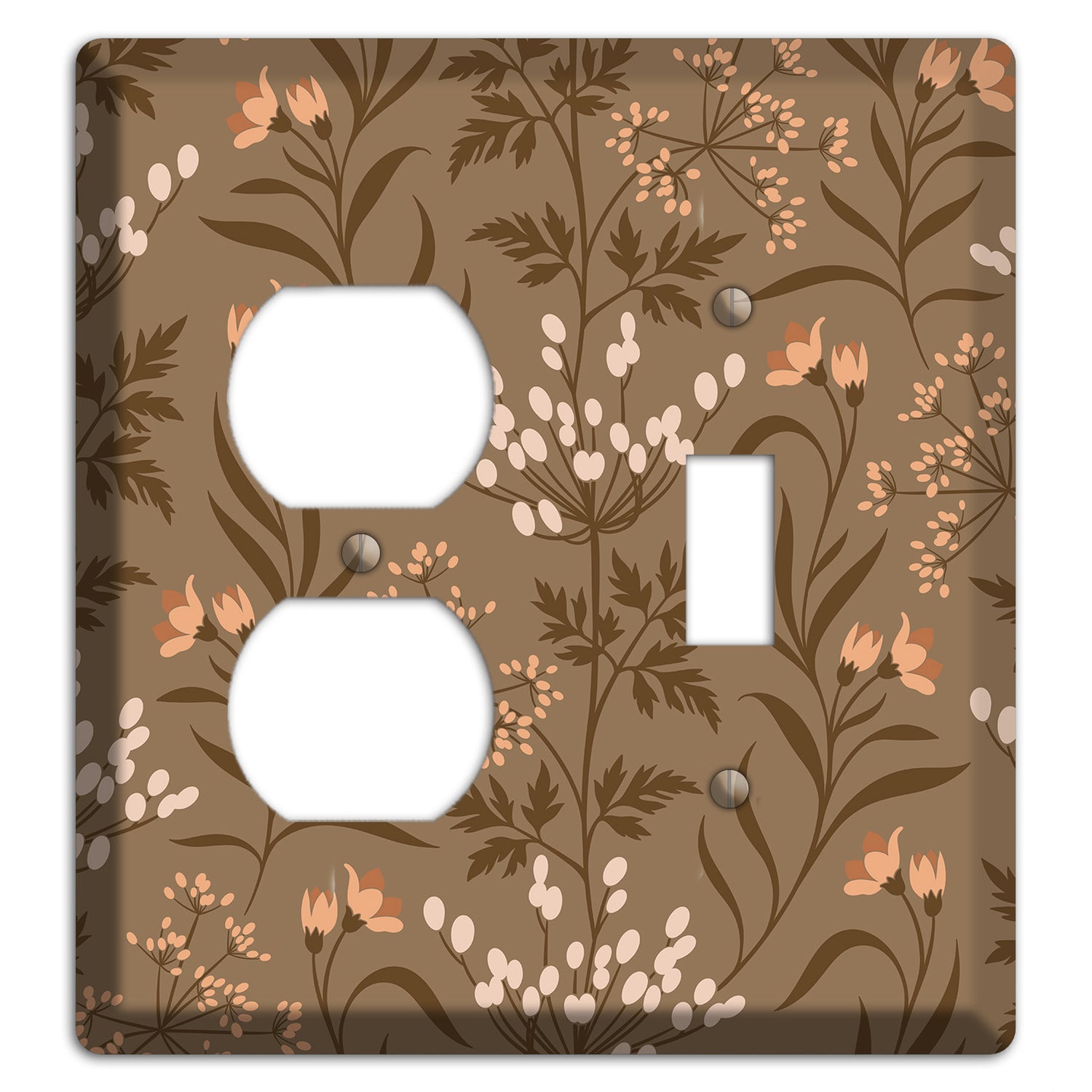 Fall Floral 2 Duplex / Toggle Wallplate