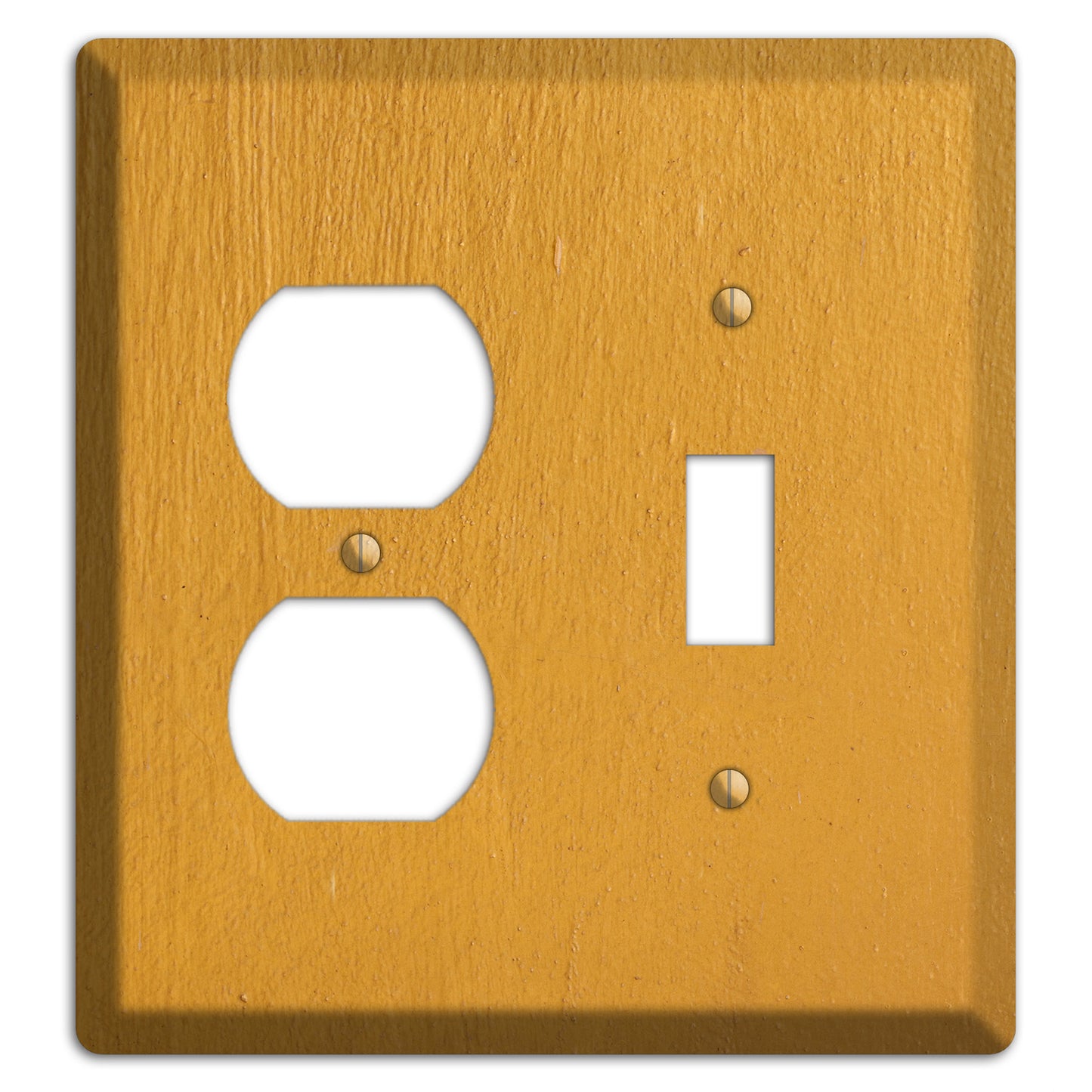 Gold Concrete Duplex / Toggle Wallplate