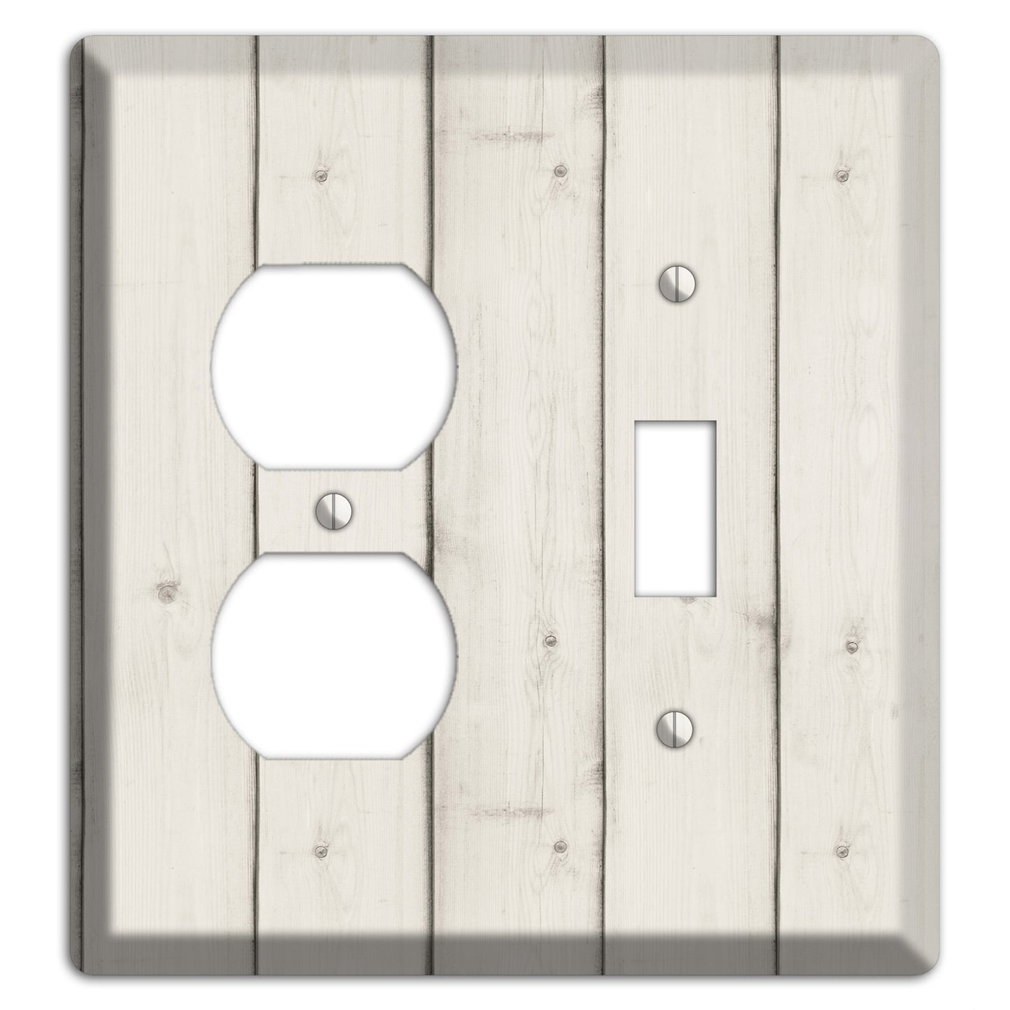 Satin Linen Antique Duplex / Toggle Wallplate