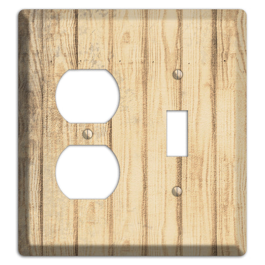 Hampton Weathered Wood Duplex / Toggle Wallplate