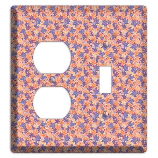 Autumn Leaves Overlay Duplex / Toggle Wallplate