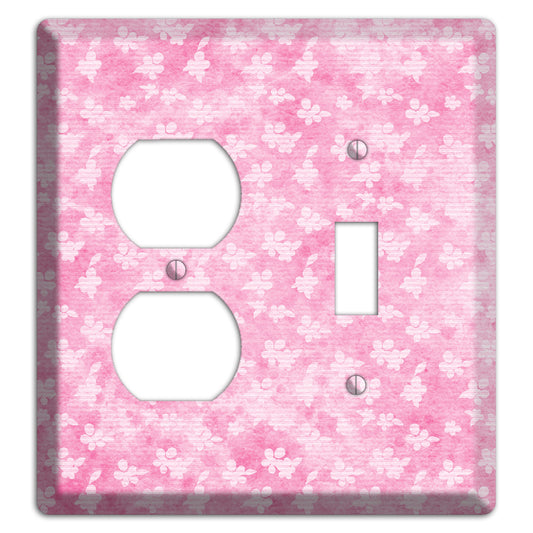 Cupid Pink Texture Duplex / Toggle Wallplate