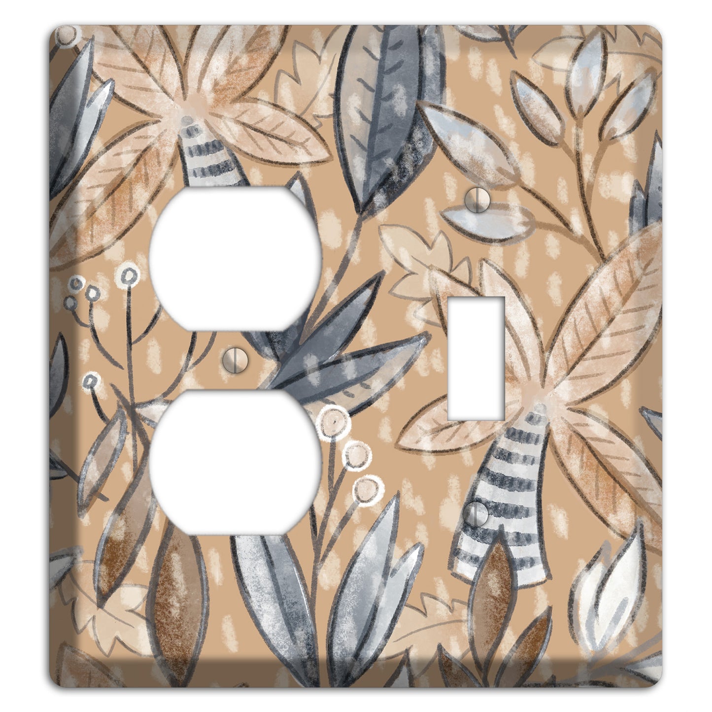 Autumn Leaves Duplex / Toggle Wallplate