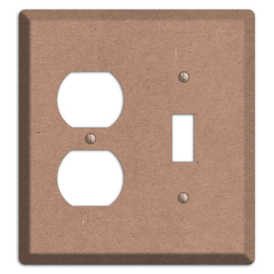 Pale Taupe Kraft Duplex / Toggle Wallplate