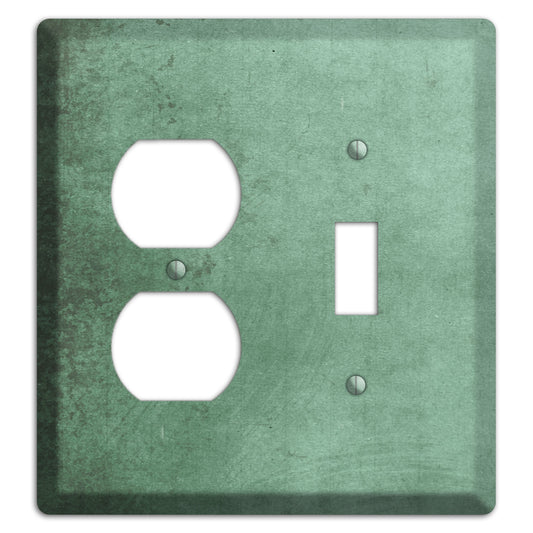 Bay Leaf Vintage Grunge Duplex / Toggle Wallplate