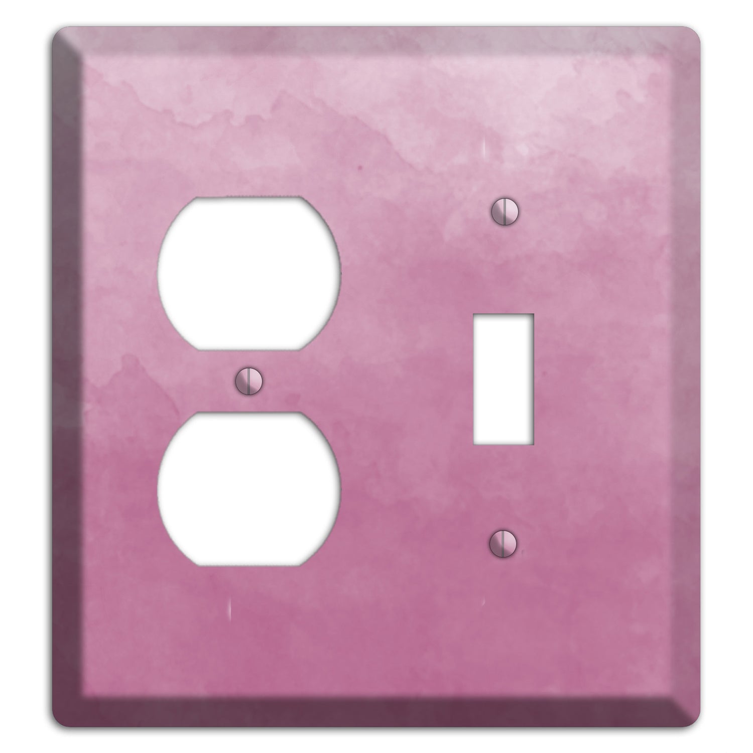 Purple Ombre Duplex / Toggle Wallplate