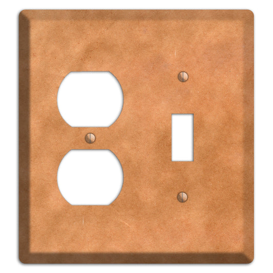 Aged Paper 8 Duplex / Toggle Wallplate