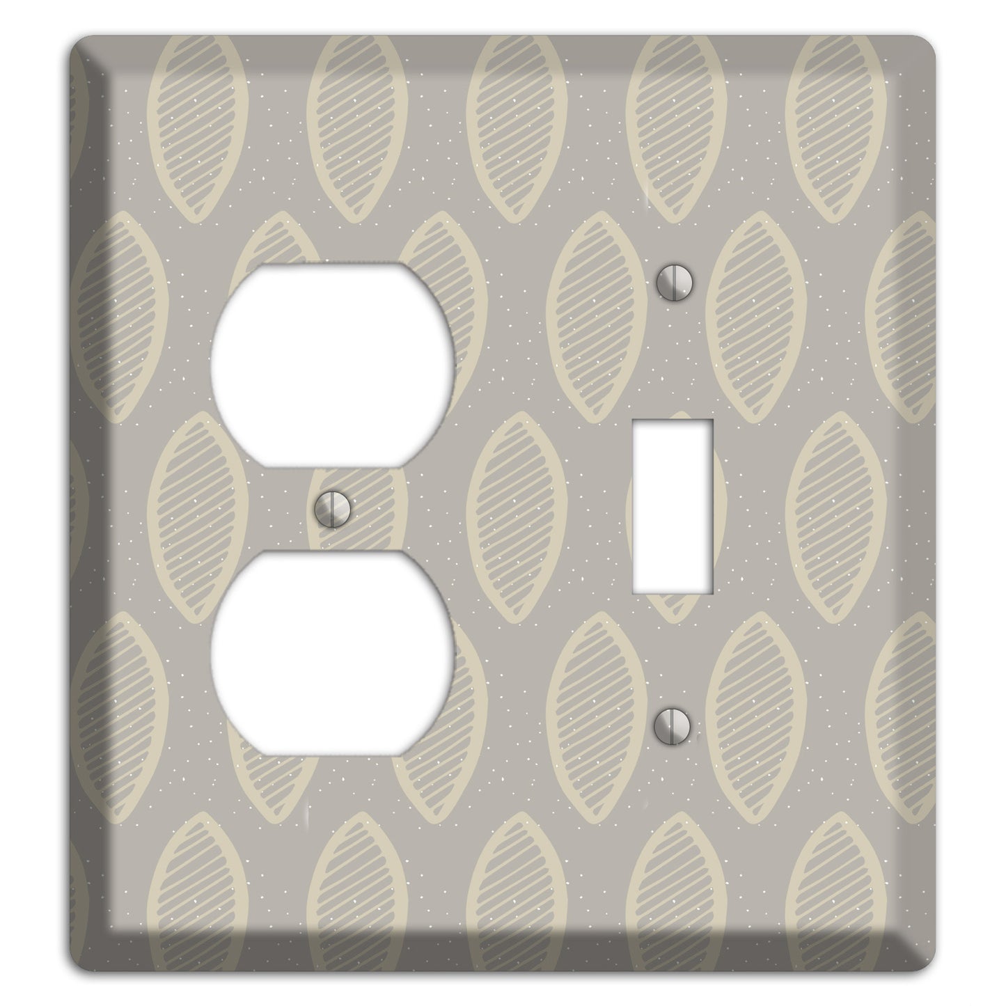 Simple Scandanavian Style W Duplex / Toggle Wallplate