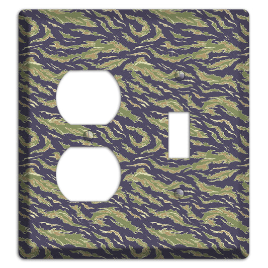 Vietnam Tiger 1 Camo Duplex / Toggle Wallplate