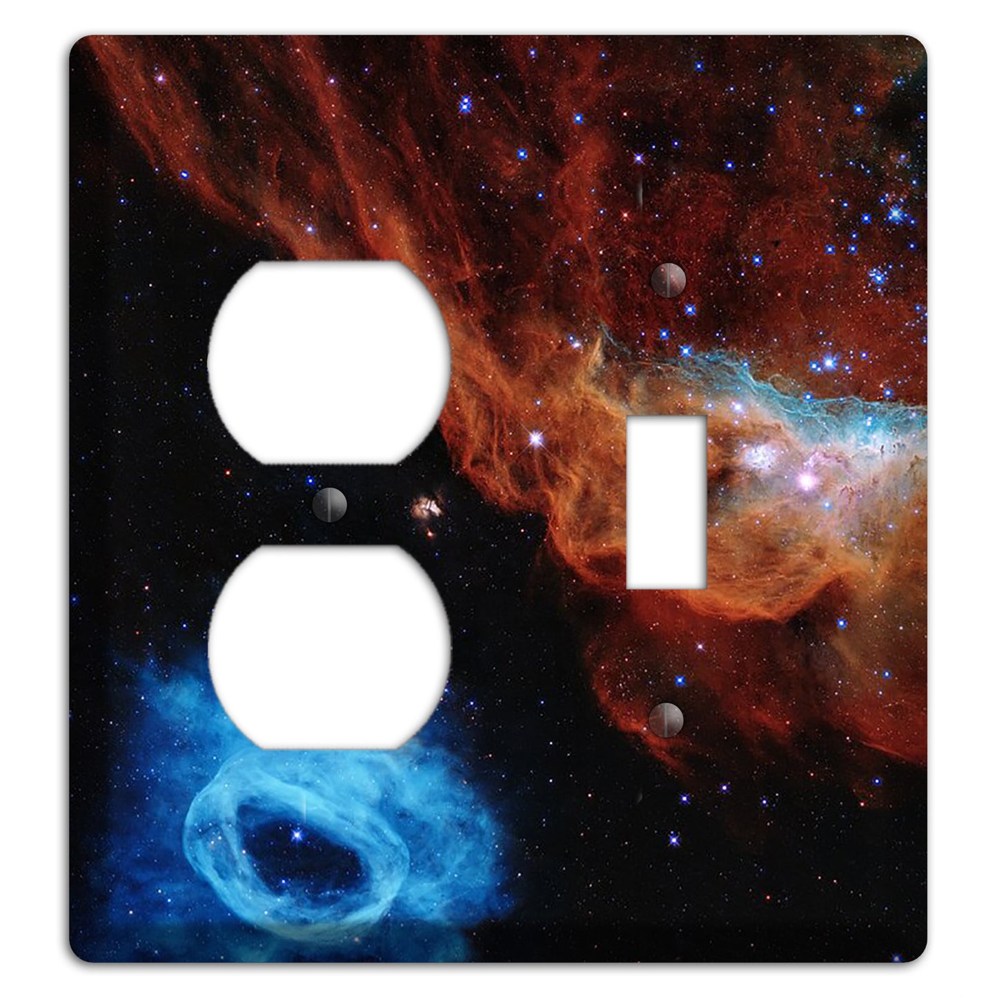 Tapestry of Blazing Starbirth Duplex / Toggle Wallplate