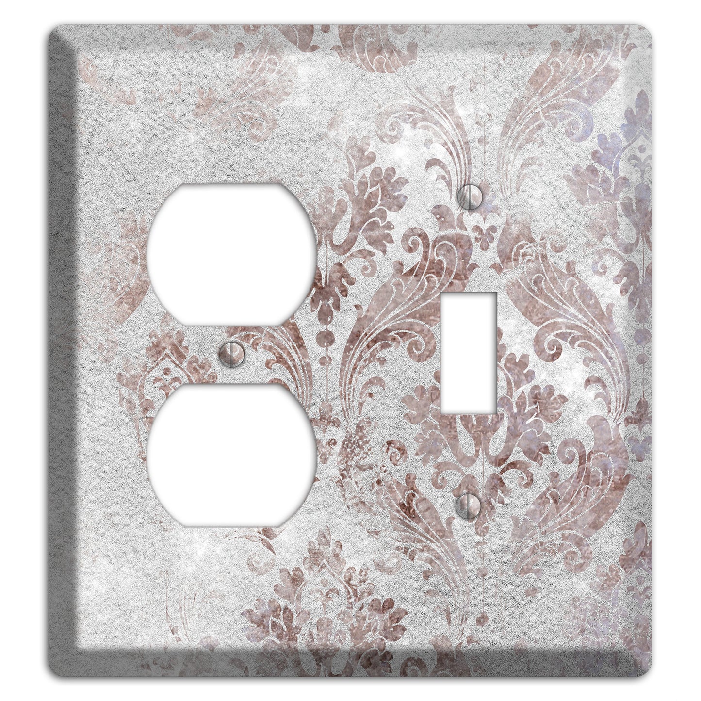 Nobel Whimsical Damask Duplex / Toggle Wallplate