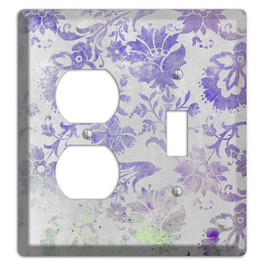 Chatelle Whimsical Damask Duplex / Toggle Wallplate