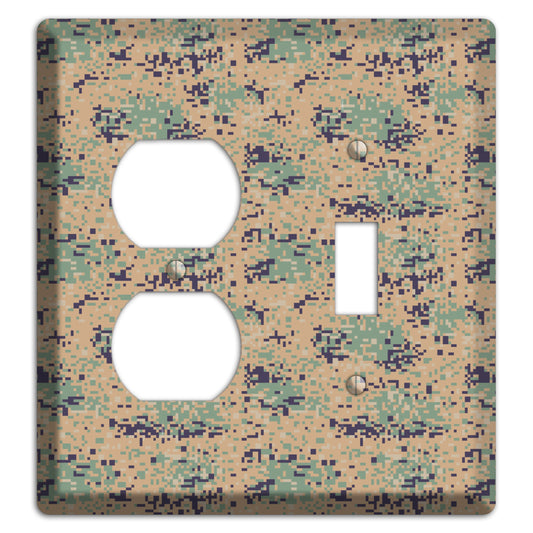 Marpat Woodland Camo Duplex / Toggle Wallplate