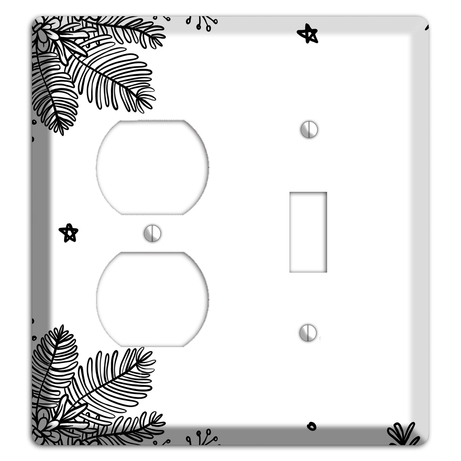 Cartoon Christmas 2 Duplex / Toggle Wallplate