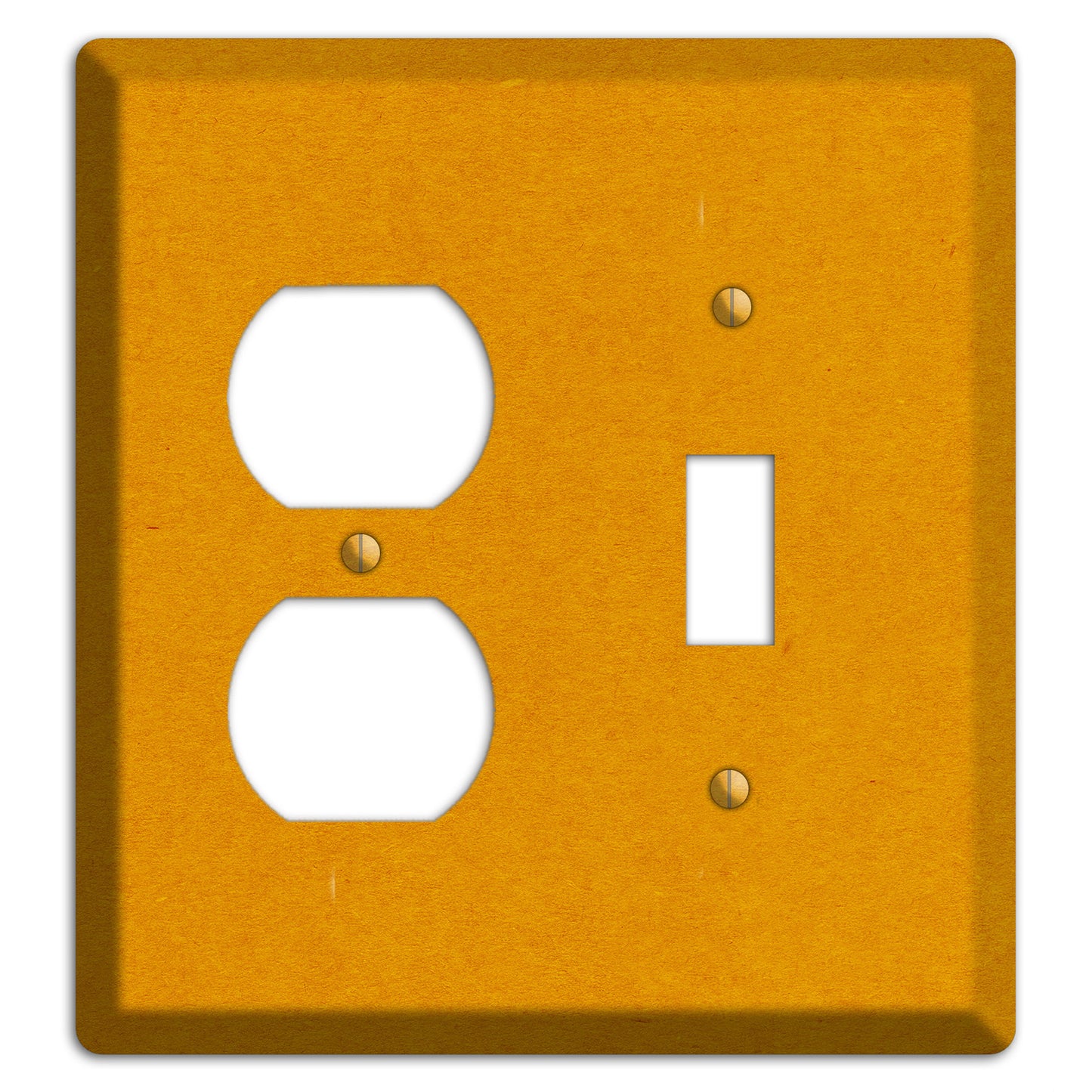 Tangerine Kraft Duplex / Toggle Wallplate