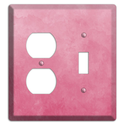 Pink Ombre Duplex / Toggle Wallplate