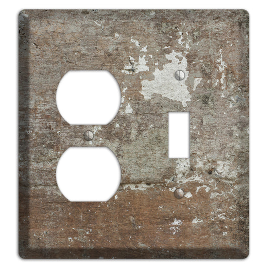 Old Concrete 11 Duplex / Toggle Wallplate