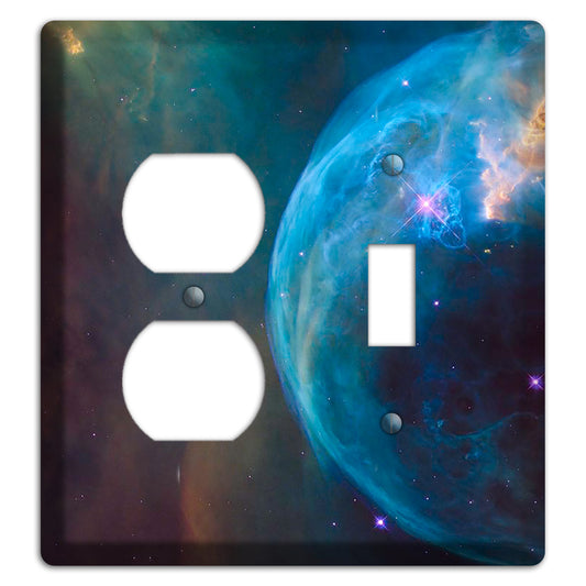 Bubble Nebula Duplex / Toggle Wallplate