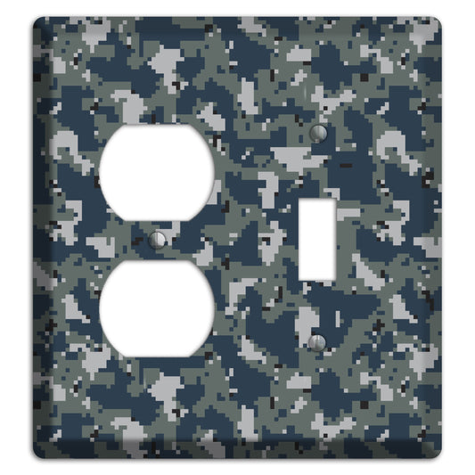 Navy 2007 Camo Duplex / Toggle Wallplate