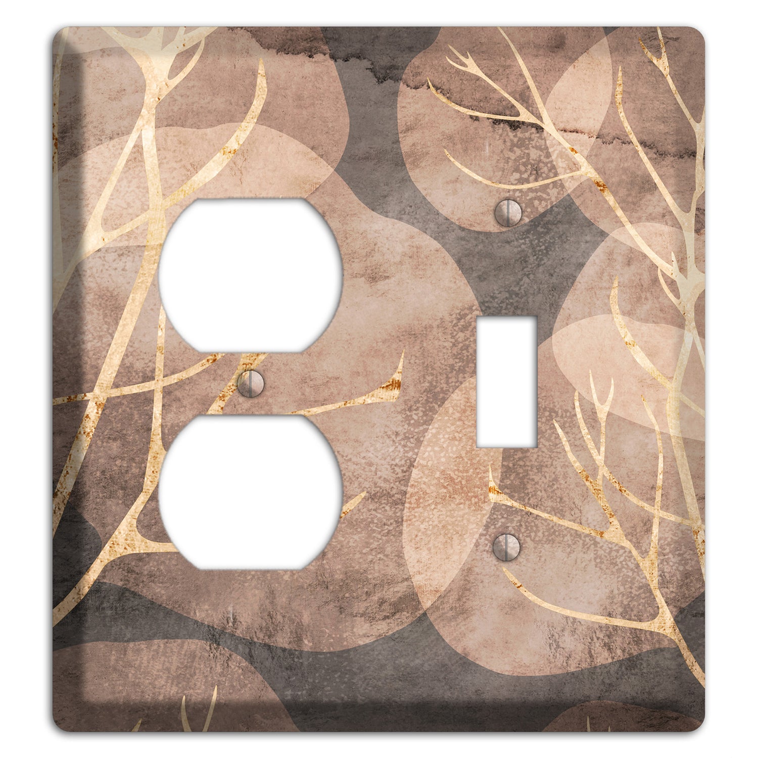 Autumn Leaves Duplex / Toggle Wallplate