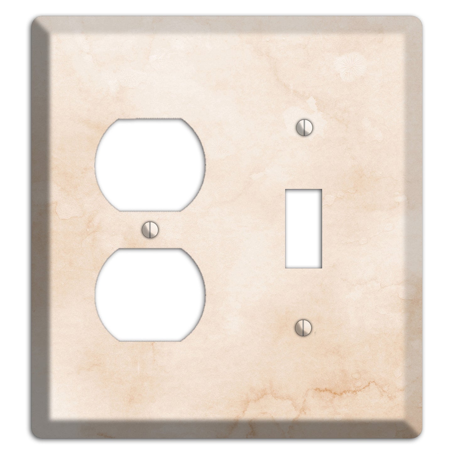 Janna Neutral Texture Duplex / Toggle Wallplate