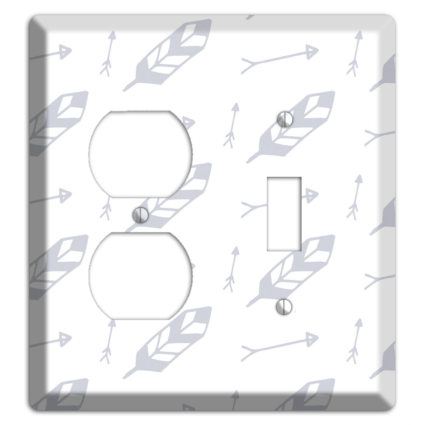 Abstract 22 Duplex / Toggle Wallplate