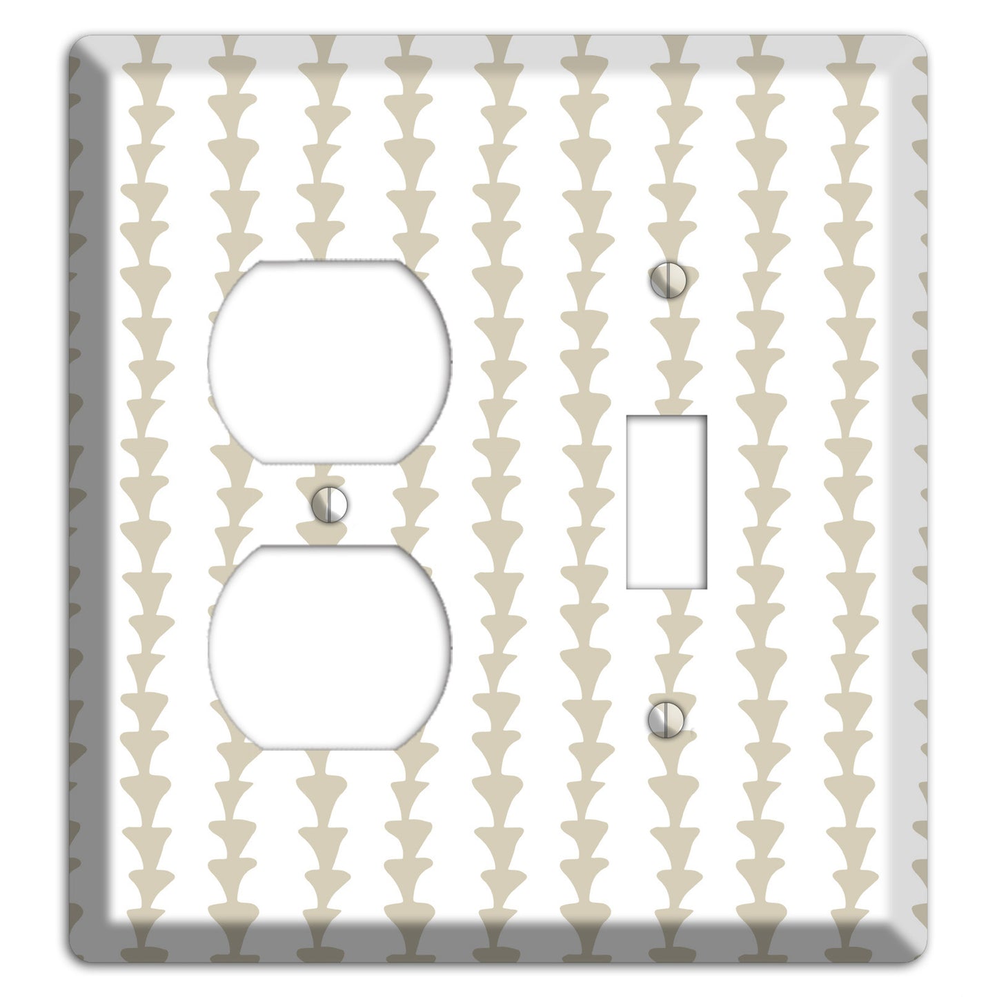 Simple Scandanavian Style A Duplex / Toggle Wallplate