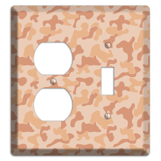 Beach Camo Duplex / Toggle Wallplate