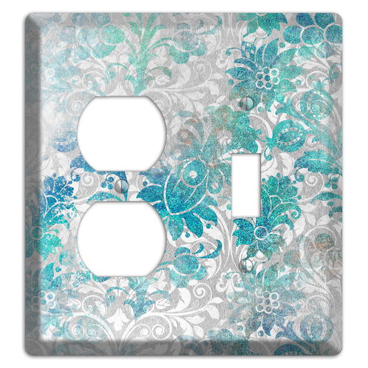 Gulf Stream Whimsical Damask Duplex / Toggle Wallplate