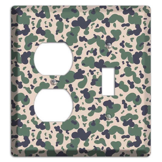 Afghanistan Blotch 2 Camo Duplex / Toggle Wallplate