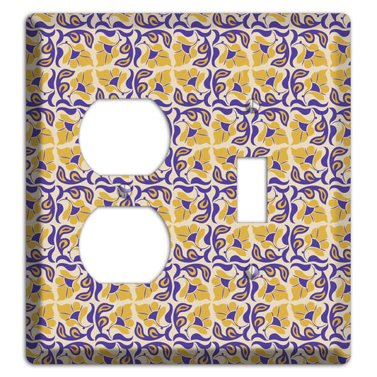 Nouveau Floral Duplex / Toggle Wallplate