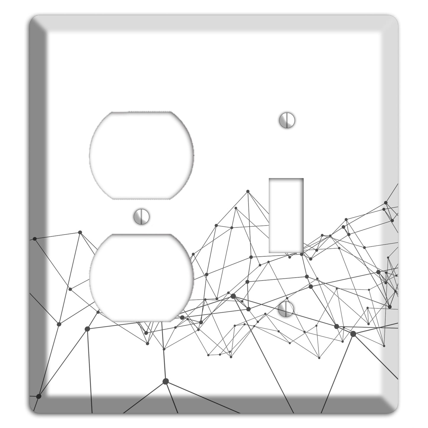 Linear B Duplex / Toggle Wallplate