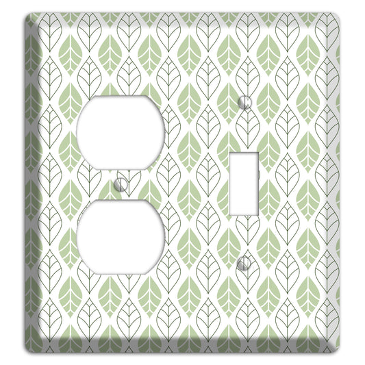 Leaves Style W Duplex / Toggle Wallplate