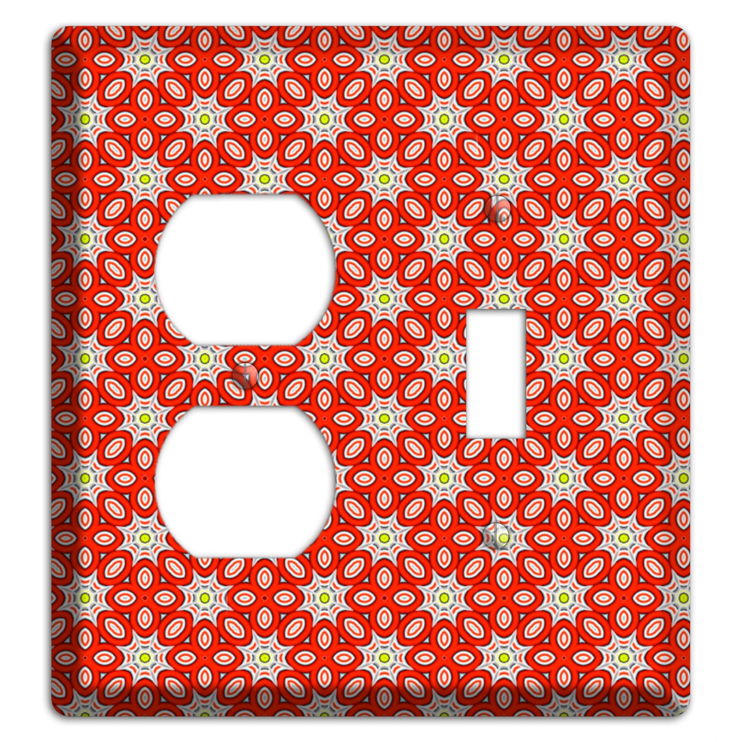 Red Foulard 2 Duplex / Toggle Wallplate