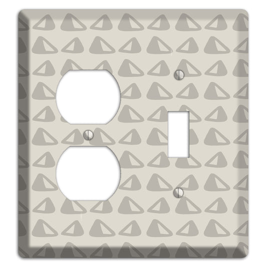 Simple Scandanavian Style NN Duplex / Toggle Wallplate