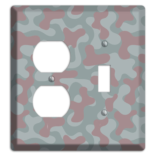 Afghanistan Blotch 1 Camo Duplex / Toggle Wallplate