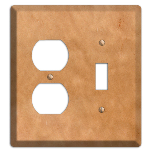 Aged Paper 9 Duplex / Toggle Wallplate